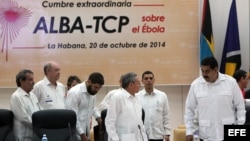 Cumbre del ALBA sobre el ébola en La Habana.