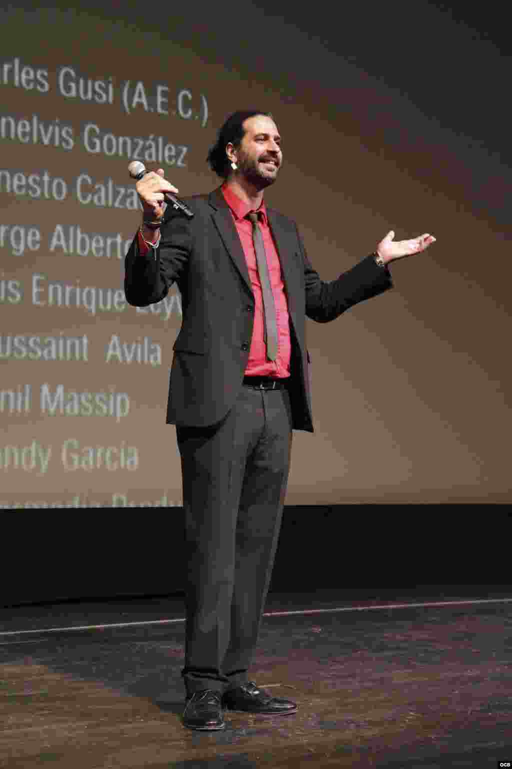 Alejandro Burgues premier de filme Juan de los Muertos. Fotografía C Cristian Lazzari