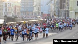 El maratón 'Marabana', en La Habana.