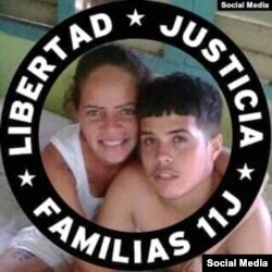 Bárbara Farrat Guillén, madre del joven Jonathan Torres detenido en Cuba. (Cortesía).