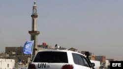 Observadores de la ONU en Siria.