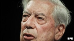 El escritor Mario Vargas Llosa, premio Nobel de Literatura.