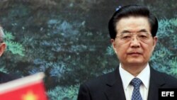 El expresidente chino Hu Jintao.
