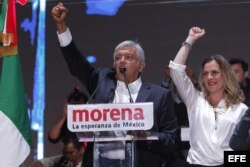 Miles de mexicanos celebran la victoria de López Obrador