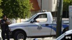 Imagen de archivo de escena policial en México