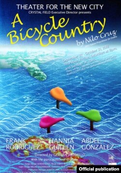 El cartel de "Un país de bicicleta"