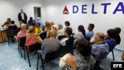 FOTOGALERIA: Delta y American Airlines abren oficinas en Cuba