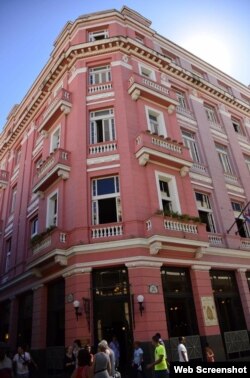 Hotel Ambos Mundos, en el centro histórico de de la Habana