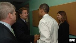 Joe García con el presidente Barak Obama 