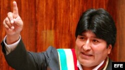 El presidente de Bolivia, Evo Morales.