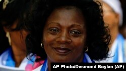 Berta Soler es la líder de las Damas de Blanco. AP Photo/Desmond Boylan