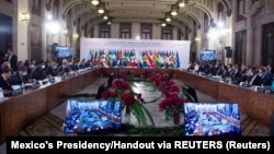 Vista general de la VI Cumbre de Jefas y Jefes de Estado y de Gobierno de la Comunidad de Estados Latinoamericanos y Caribeños.