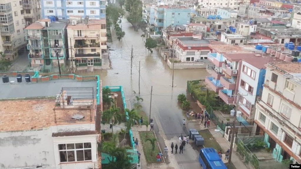 Inundaciones en La Habana.
