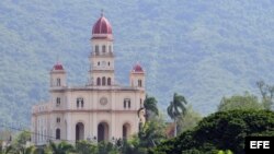 Vista de la Iglesia del Cobre, santuario de la virgen de la Virgen de la Caridad, patrona de Cuba.