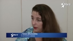 Tania Bruguera condicionó su salida de Cuba a la libertad de encarcelados antes y después del 11J