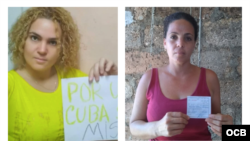 Combinación de fotografías de las hermanas María Cristina Garrido (izq.) y Angélica Garrido (der.)